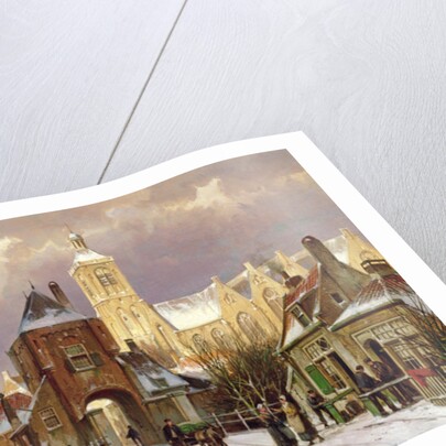 Winter Scene in Amsterdam by Willem Koekkoek