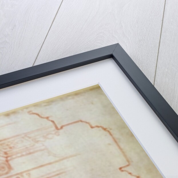 Inv. 1859 6-25-560/2. R. Drawing of architectural details by Michelangelo Buonarroti