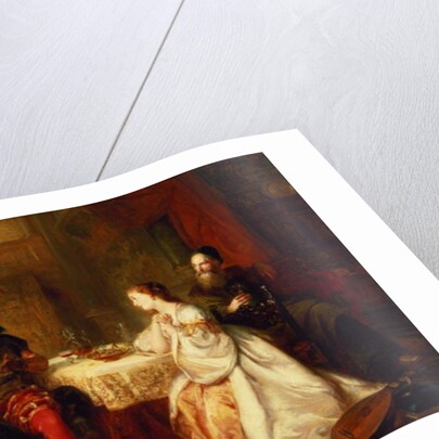 Othello Relating His Adventures to Desdemona, 1869 by Robert Alexander Hillingford