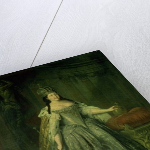 Portrait of the Empress Anna Ivanovna 1730 by Louis Caravaque