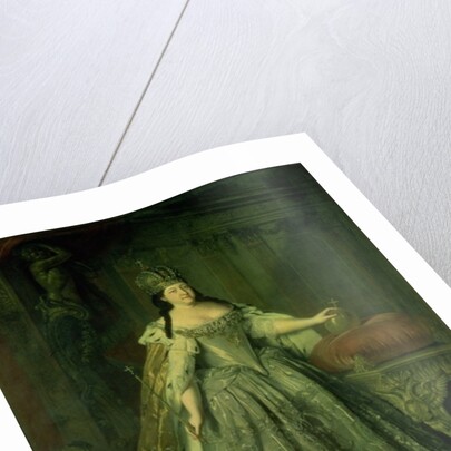 Portrait of the Empress Anna Ivanovna 1730 by Louis Caravaque