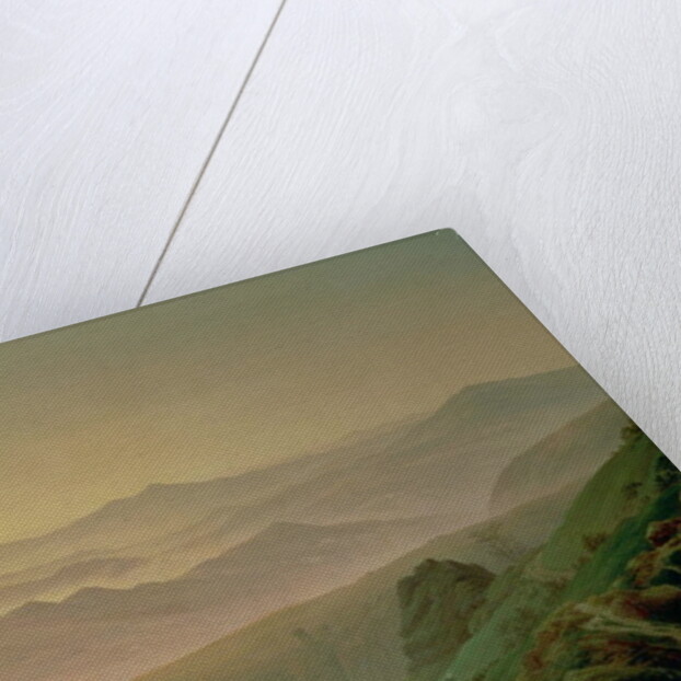 Morning in the Mountains by Caspar David Friedrich