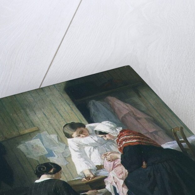 Ladies Sewing by Jules Trayer