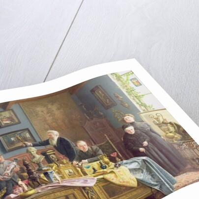 The Auction, 1910 by Carl Johann Spielter