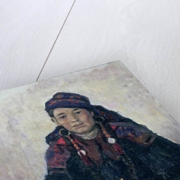 Portrait of a Cossack Woman, 1909 by Vasilij Ivanovic Surikov