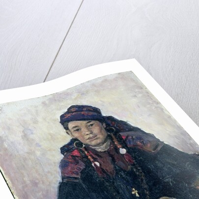 Portrait of a Cossack Woman, 1909 by Vasilij Ivanovic Surikov