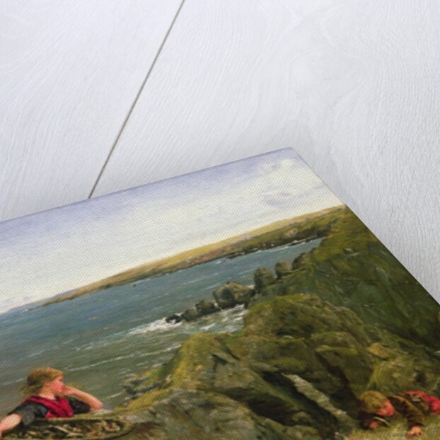 Mushroom Gatherers, 19th century by James Clarke Hook