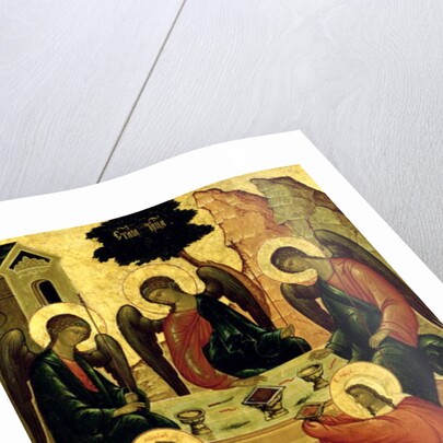 The Holy Trinity, Novgorod School, 15th century by Novgorod School