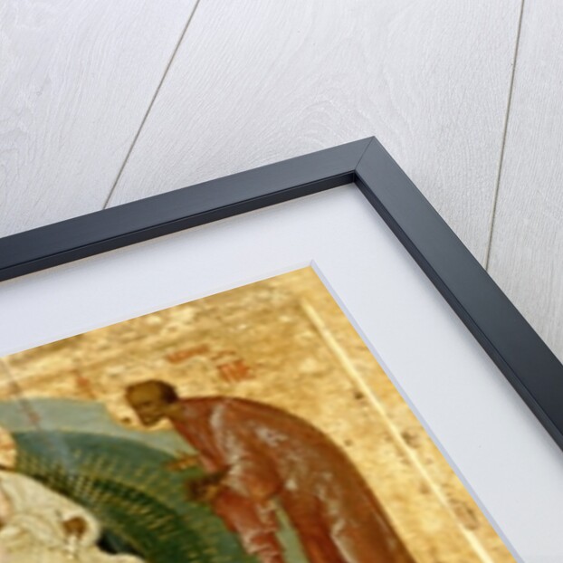 The Transfiguration of Our Lord, Russian icon from the Holy Theotokos Dormition Church on the Volotovo field near Novgorod by Novgorod School