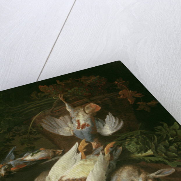 Still of Game and Vegetables by Hieronymus the Elder Galle