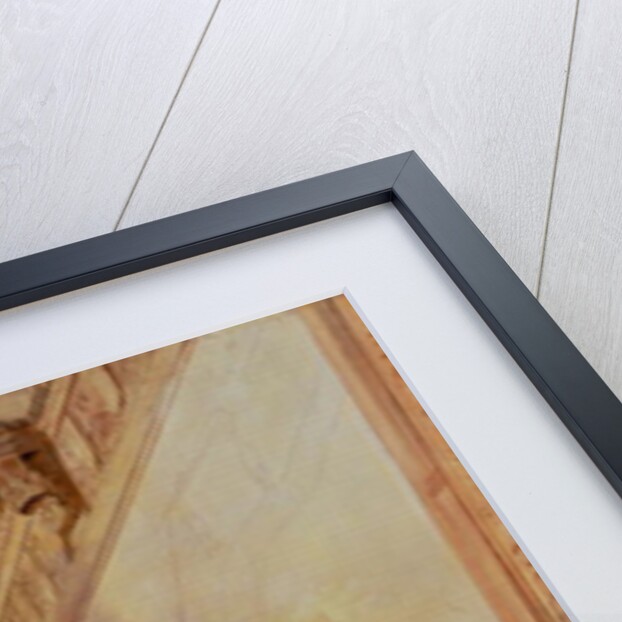 Daniel Maclise painting his mural 'The Death of Nelson' in the House of Lords, 1865 by John Ballantyne