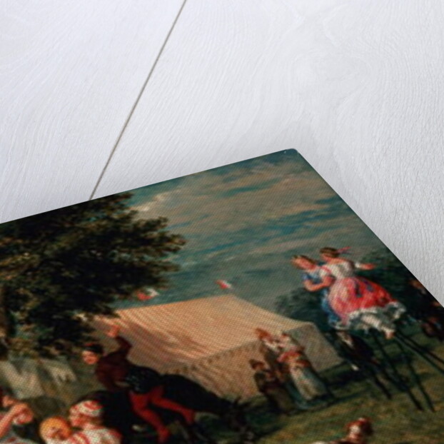 The Acrobats' Camp, Epsom Downs by William Parrott