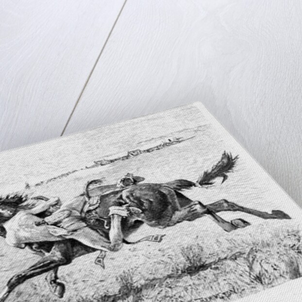 A Peril of the Plains, the First Emigrant Train to California by Frederic Remington