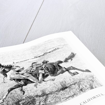 A Peril of the Plains, the First Emigrant Train to California by Frederic Remington