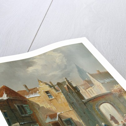 Winter Street Scene by Anthonie Waldorp