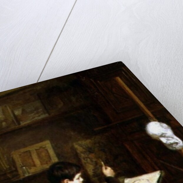 Young Boy Drawing from a Cast Head, 1879 by Pierre Edouard Frere