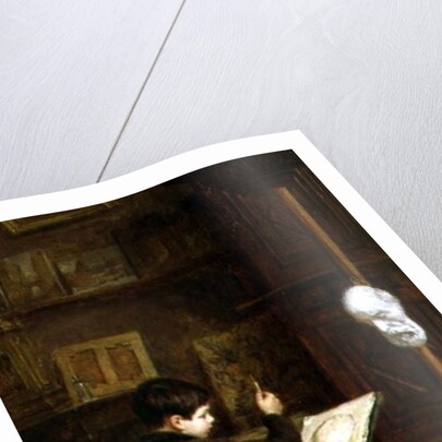 Young Boy Drawing from a Cast Head, 1879 by Pierre Edouard Frere