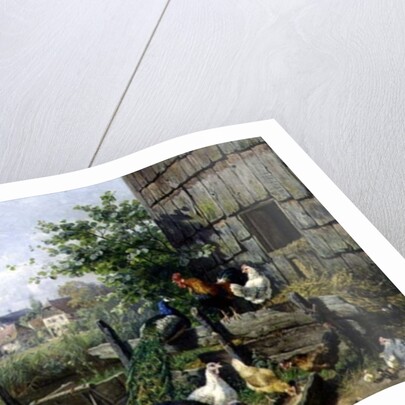 The Farmyard, 1898 by Carl Jutz