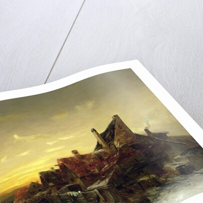 Children Playing on the Ice by Desire Tomassin