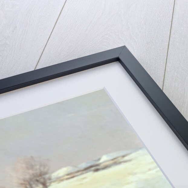 Sleighs in a Winter Landscape by Janina Konarsky