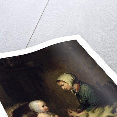 Little Girl Saying Her Prayers in Bed by Meyer von Bremen