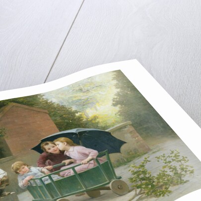 The Coach Ride, 1888 by Charles-Bertrand D'Entraygues