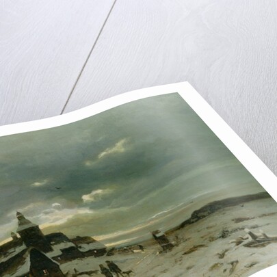 A Village in the Snow by Friedrich Nicolai Joseph Heydendahl