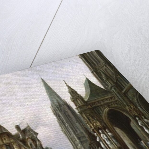 Ecclesiastical Procession Entering a Cathedral by Henry Thomas Schafer