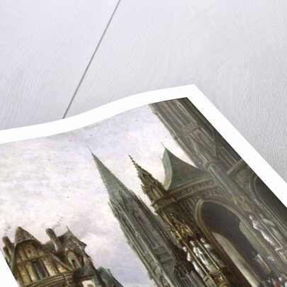 Ecclesiastical Procession Entering a Cathedral by Henry Thomas Schafer