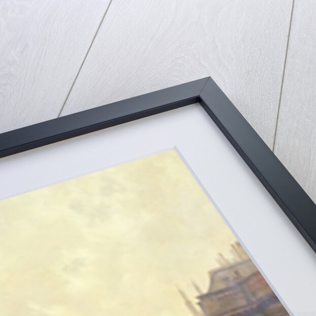 The Rush Hour by the Royal Exchange from Queen Victoria Street, 1904 by Alexander Friedrich Werner