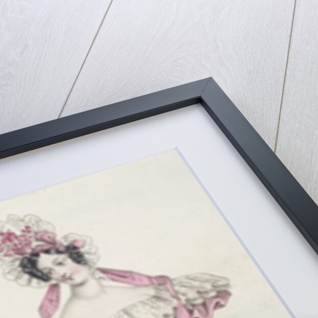 Fashion plate from, 'Le Follet Courrier des Salons Modes', 1832 by French School