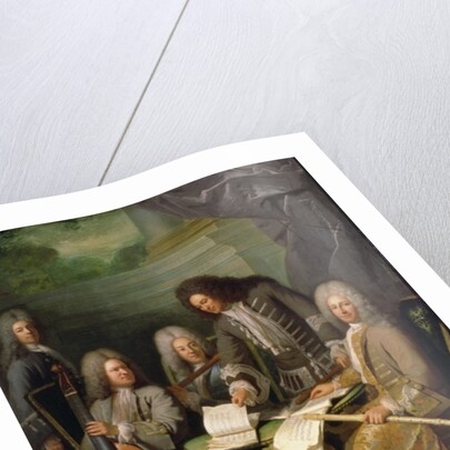 La Barre and Other Musicians, c.1710 by Andre Bouys