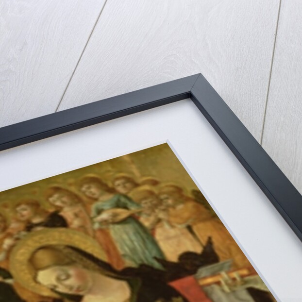 Mystic Marriage of St. Catherine, detail by (1374-c.1420) Lorenzo da Sanseverino