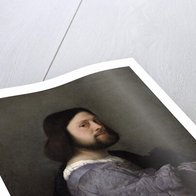 A Man with a Quilted Sleeve, c.1512 by Titian (c.1488-1576)