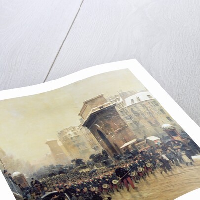 The Passing Regiment, 1875 by Jean-Baptiste Edouard Detaille