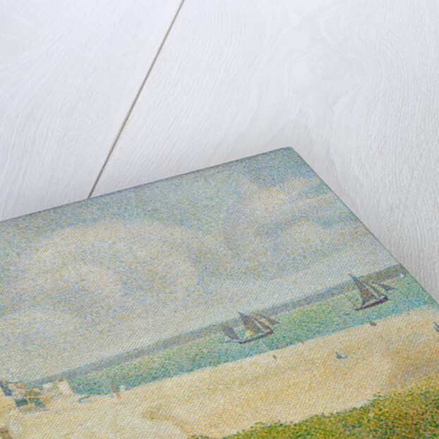 Le Crotoy looking Upstream, 1889 by Georges Pierre Seurat