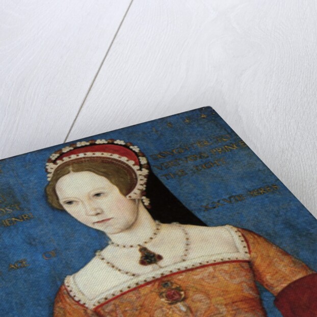 Portrait of Mary I, or Mary Tudor, at the Age of 28, 1544 by John Master