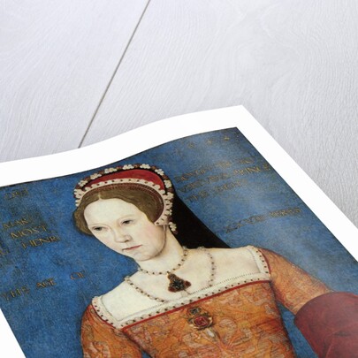 Portrait of Mary I, or Mary Tudor, at the Age of 28, 1544 by John Master