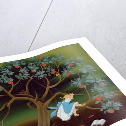 Little Girl on the Tree of Dreams by Magdolna Ban