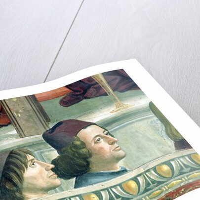 Portraits of Matteo Franco and Luigi Pulci from the Cycle of the Life of St. Francis, c.1483 by Domenico Ghirlandaio