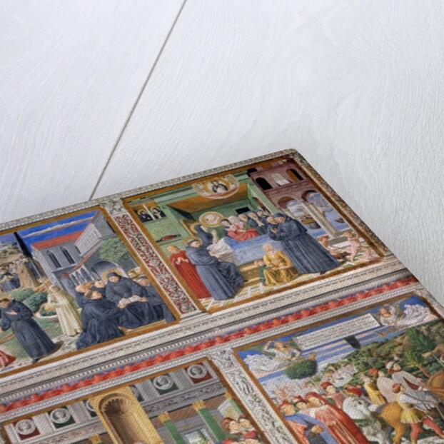 Episodes from the Life of St. Augustine, 1463-65 by Benozzo di Lese di Sandro Gozzoli