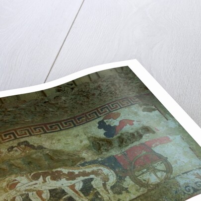 Mural from the Tomb of the Infernal Quadriga by Etruscan