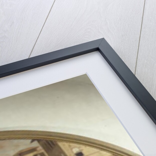 Lunette with view of Via de' Servi, Florence by Florentine School