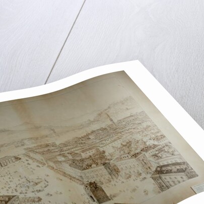 Proposed development project, between Piazza Beccaria and Ponte San Niccolo, Florence by Giuseppe and Sanesi Nicola Poggi