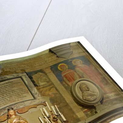 Saint Bernard - Nativity with Saints Ansano, Ivo and Gerard by Maestro di Signa