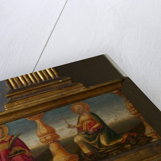 Detail from Coronation of the Virgin by Neri di Bicci