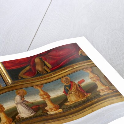 Detail from Coronation of the Virgin by Neri di Bicci