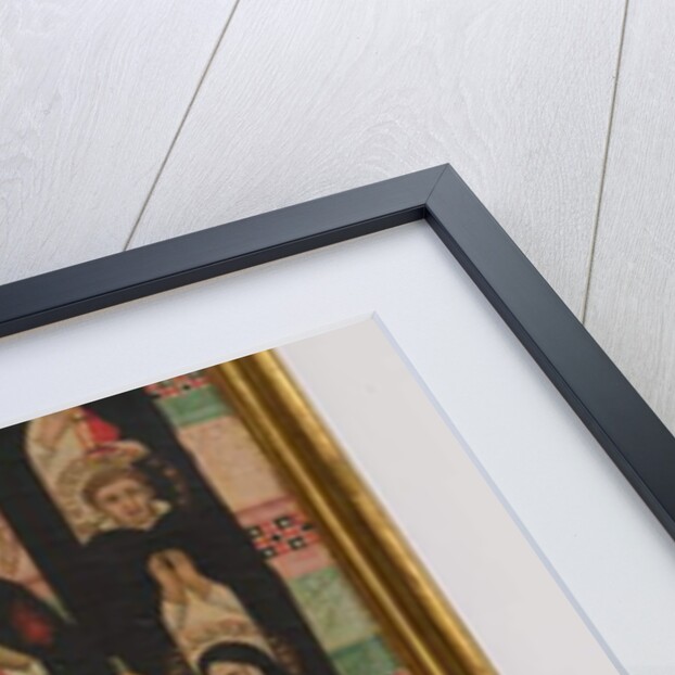 Detail of the Virgin, Christ and 17 Saints by Master of the Dominican Effigies