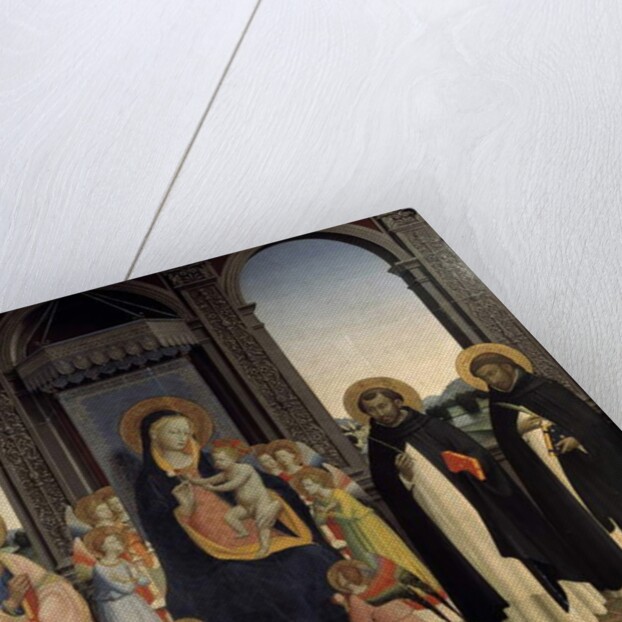 Polyptyque of Saint Dominic - Saint Thomas d'aquin and Saint Barnabe, Saint Dominic and Saint Peter Martyr by Fra Angelico