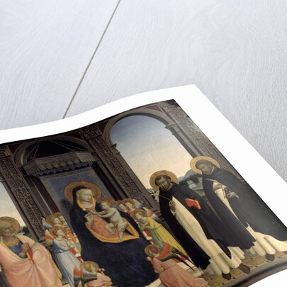 Polyptyque of Saint Dominic - Saint Thomas d'aquin and Saint Barnabe, Saint Dominic and Saint Peter Martyr by Fra Angelico